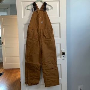Carhartt women’s insulated overalls - size 16